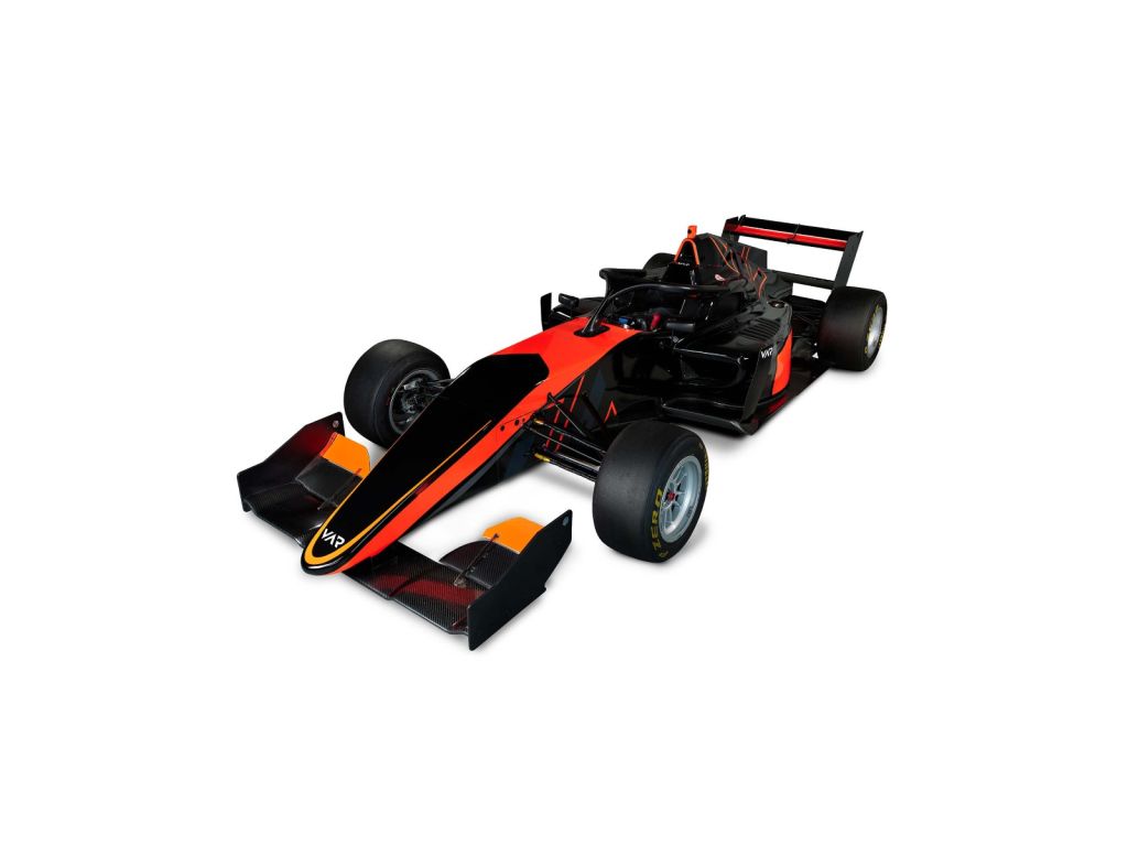 Formula 3 - Left front view, 3d