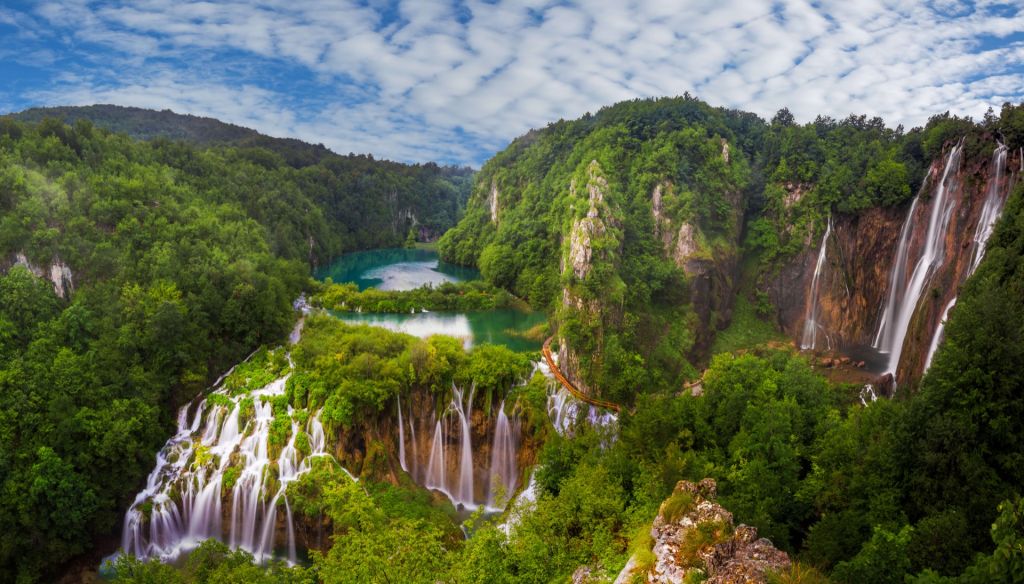 Plitvice watervallen