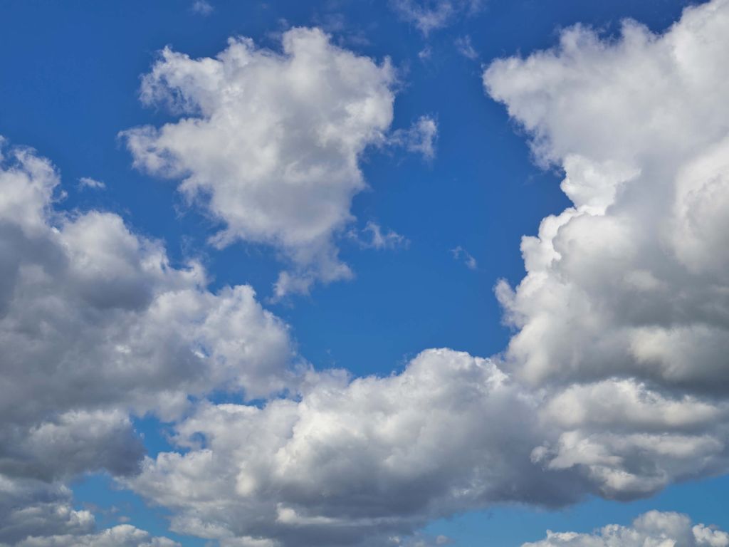 Mooie wolkenpartij