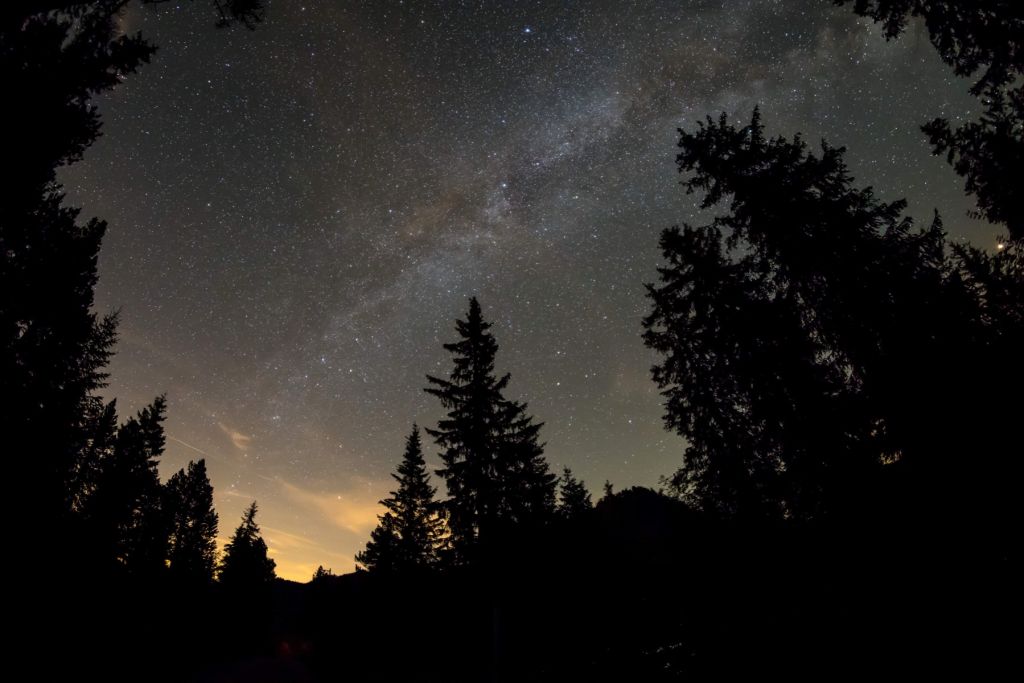 Sterrenhemel in de nacht