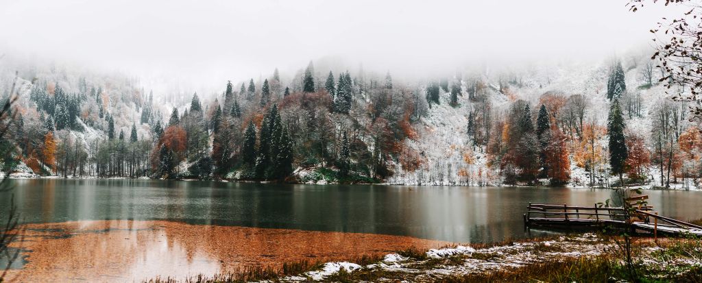 Zacht herfstlandschap