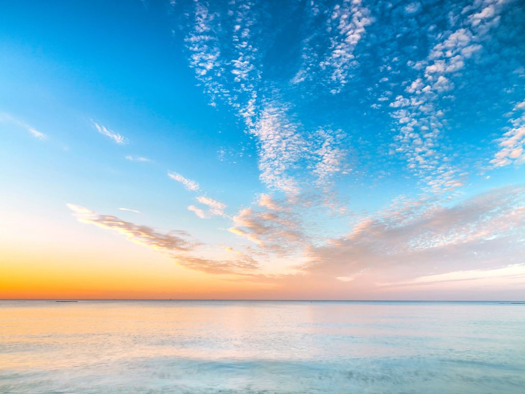 Zonsopkomst op het strand