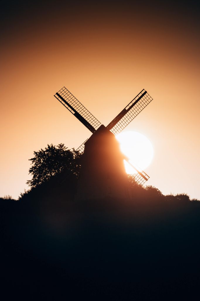 Zonsopkomst tijdens de zomer