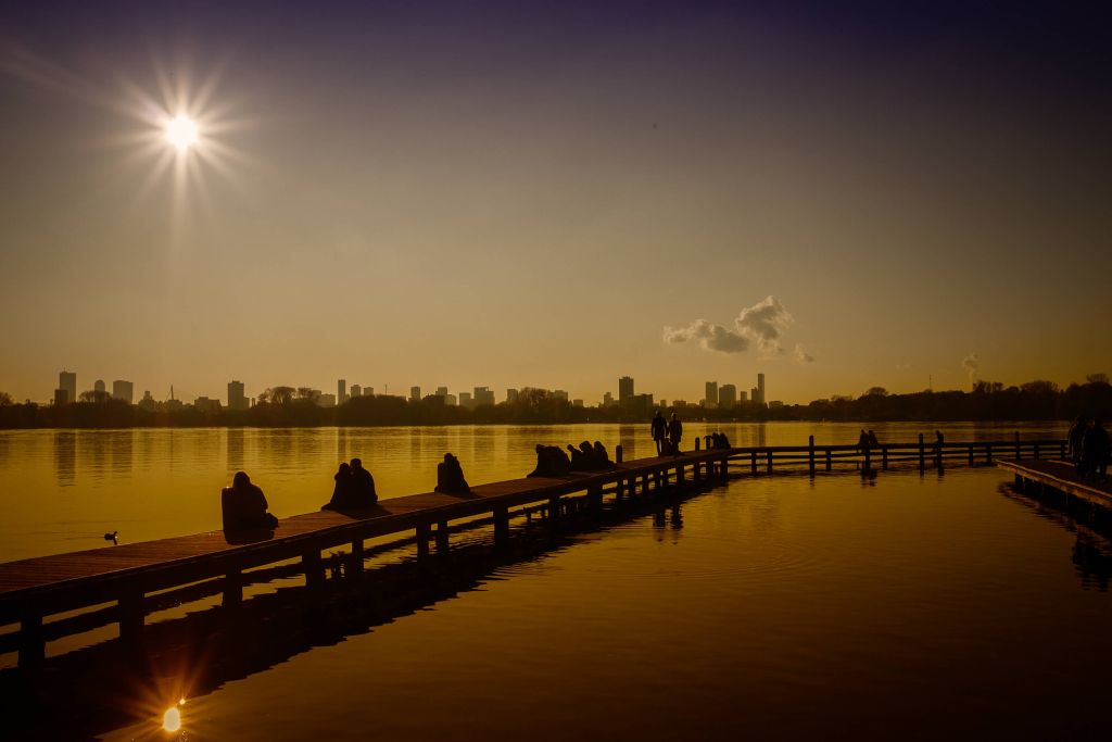 Relaxen aan de Kralingse Plas in Rotterdam  