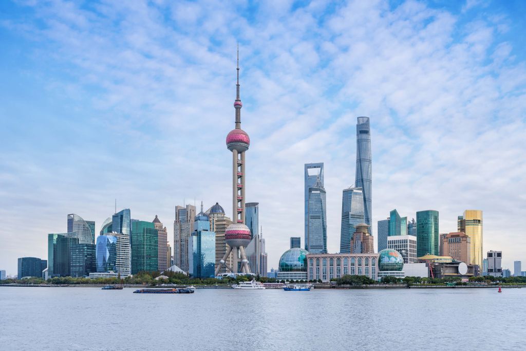 Skyline of Shanghai, China