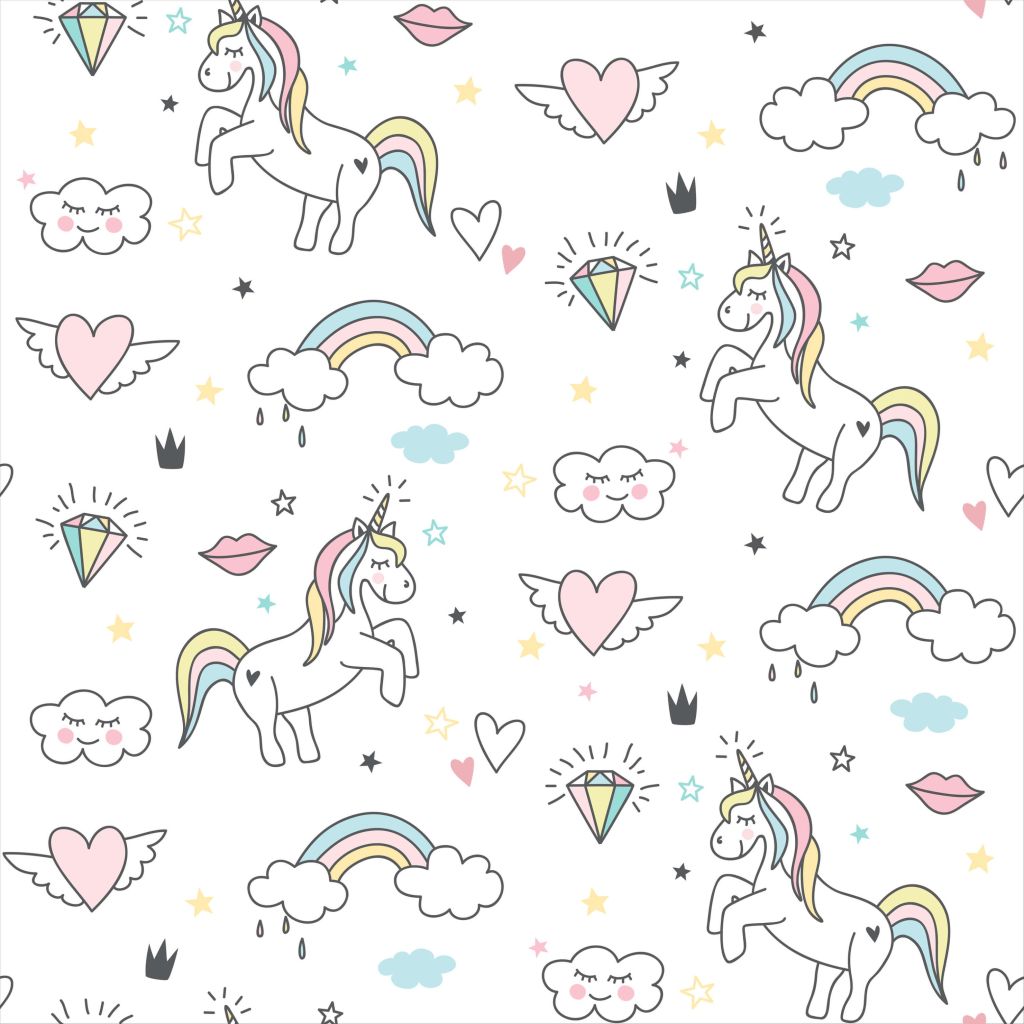 Unicorns met hartjes