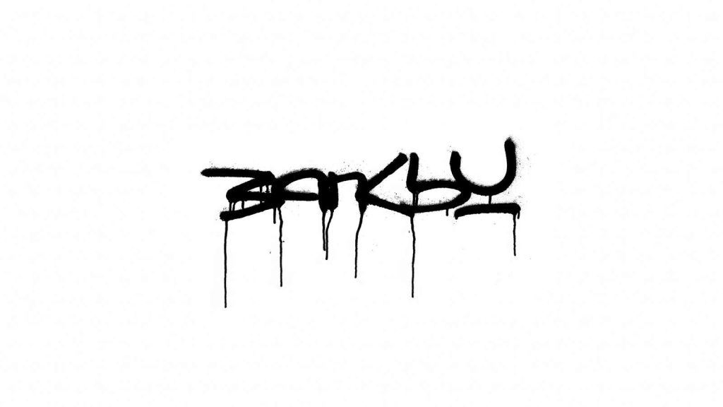 Banksy - Tag, white