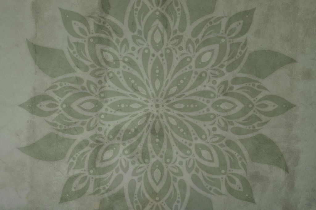 Groene Vintage Mandala